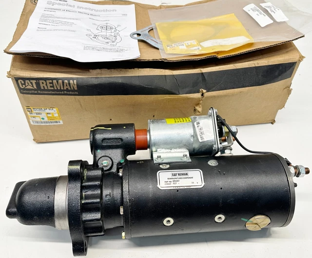 NOS GENUINE Caterpillar Cat Remanufactured Starter PART NUMBER 0R-5207 w/ gasket