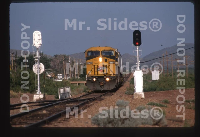 Original Slide C&NW System Chicago & North Western C44-9W 8728 & 1 Action