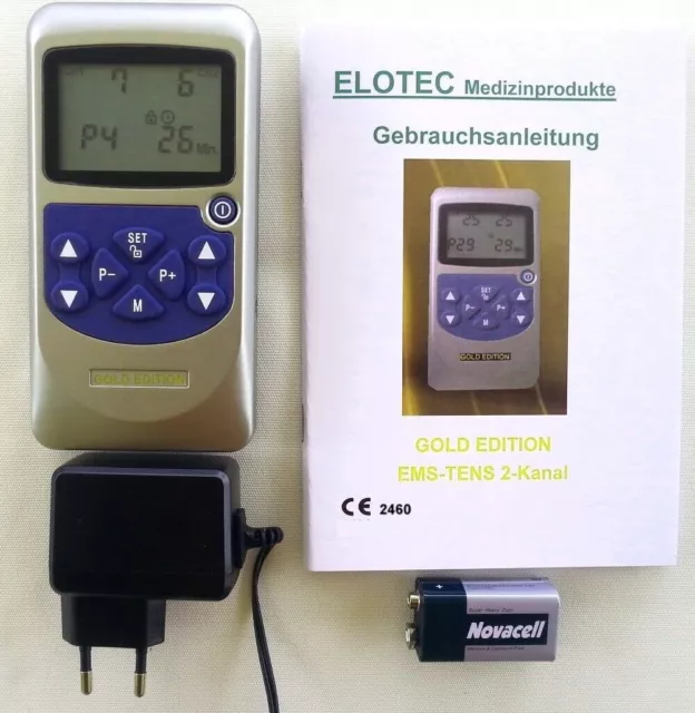 Tens Gerät Neu 220V Ems Muskelaufbau Muskelstimulator Bandscheibe Knie Reizstrom 2