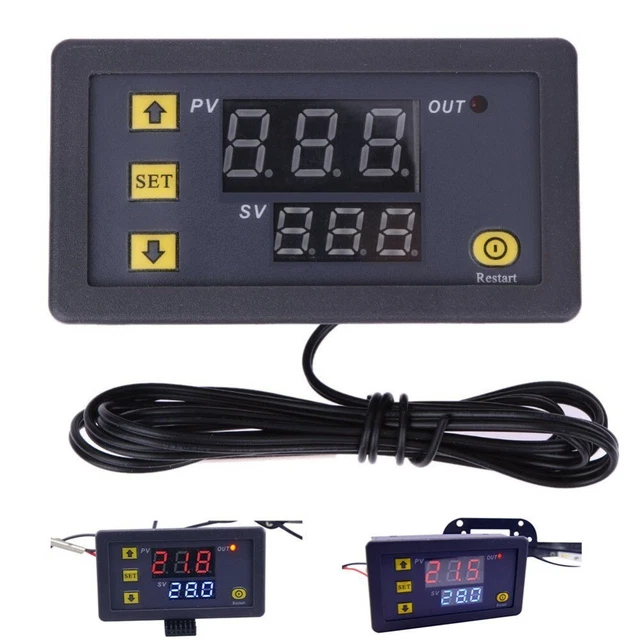 Intelligent Digital Temperature Controller Temp Sensor Thermostat Control Switch
