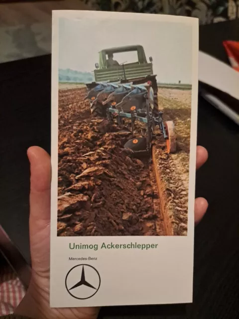 Original Mercedes Benz Unimog Ackerschlepper Prospekt Top Zustand