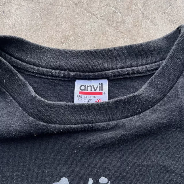 Vintage Motley Crue Long-sleeve Band  T-Shirt Men Size XL Anvil Single stitch 3