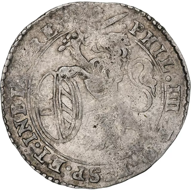 [#1281532] Spanish Netherlands, Duchy of Brabant, Philip IV, Escalin, 1637, Anve