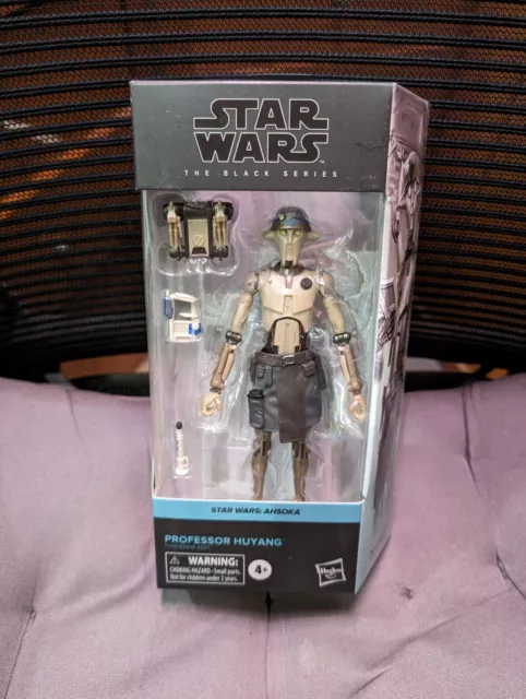 Hasbro Star Wars The Black Series Professor Huyang Action Figure.