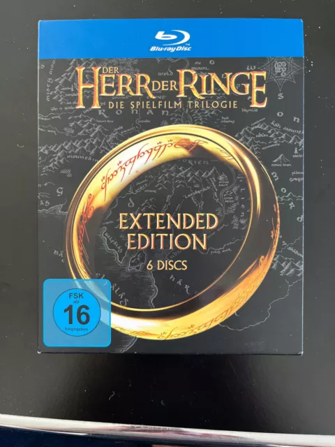 Der Herr der Ringe - Die Spielfilm Trilogie (Blu-Ray) Extended Edition 6 Discs