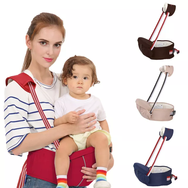 US Baby Carrier Waist Stool Walker Kids Sling Hold Hipseat Belt Infant Hip Seat