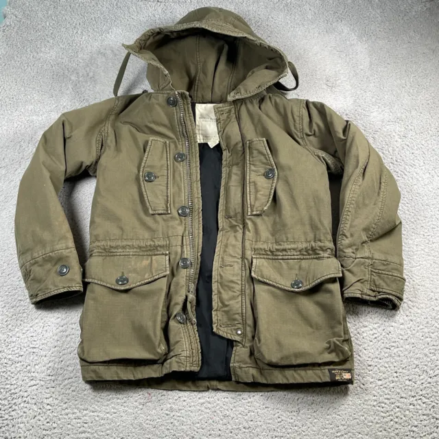 Denim Supply Ralph Lauren Military Parka Jacket Men's Small Combat Ripstop Coat