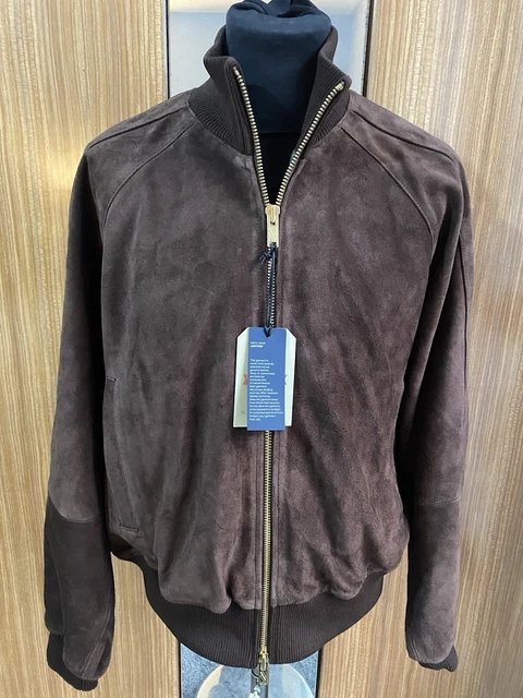 ROUGHOUT SUEDE TRACK JACKET