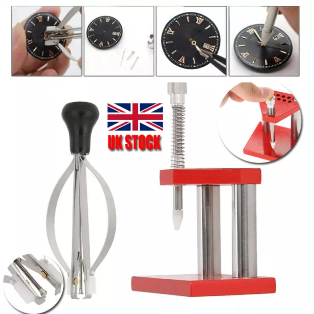 Watch Hand Presto Presser Lifter Puller Plunger Remover Fitting Repair Tools UK