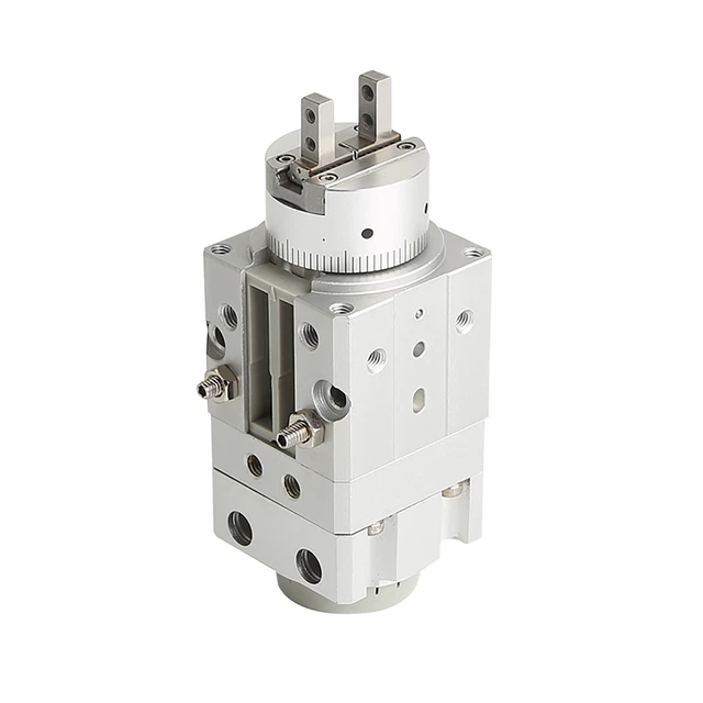 SMC MRHQ10D-90S-N Parallel Gripper - Double-Acting, 2 Finger Rotary Actuated