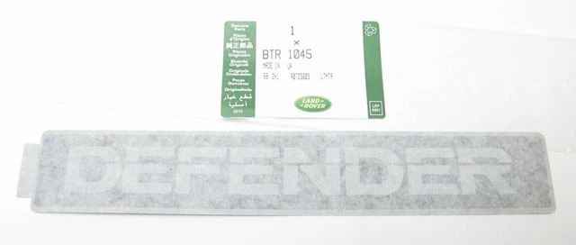 Calcomanía Genuina Para Capó De Land Rover Defender 90/110/130 - Insignia BTR1045 Original