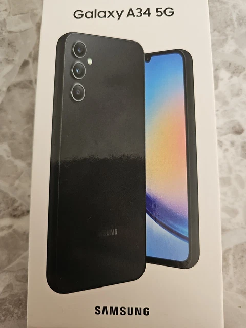 SAMSUNG GALAXY A34 Sm A346B 128Gb 6Gb Awesome Graphite Dual Unlocked 
