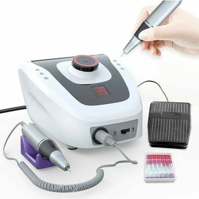 Fresa Unghie Professionale 35000 Giri/Min Con Display Manicure Pedicure