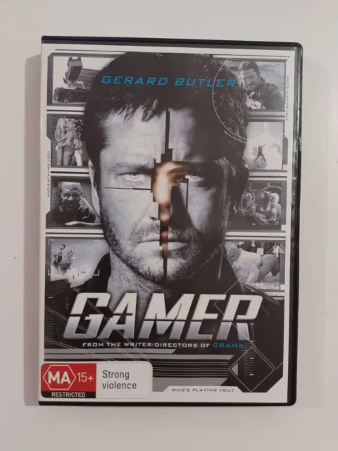 GAMER DVD GC Region 4 Gerard Butler Logan Lerman Action Sci-Fi