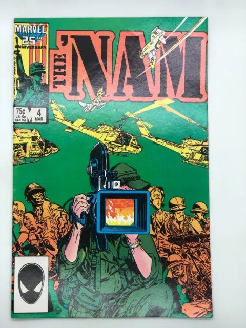 The 'Nam #4 Marvel 1987  Copper Age Comic Book