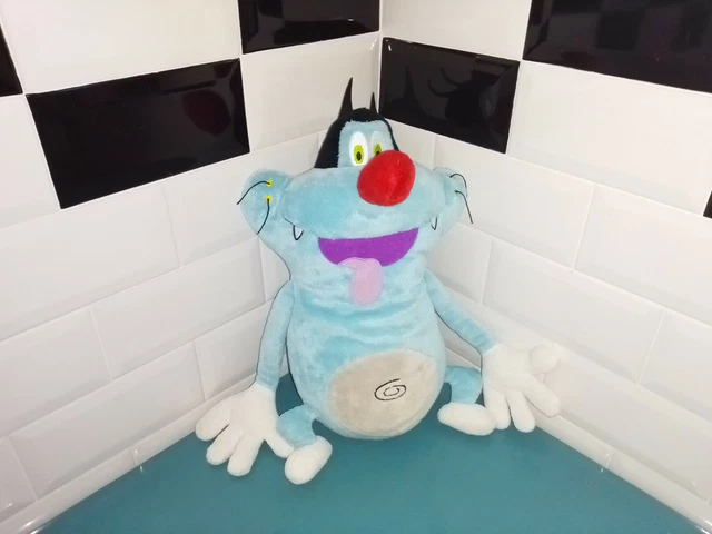 Peluche Oggy et les Cafards Lansay 22 cm - Peluche - Achat & prix | fnac