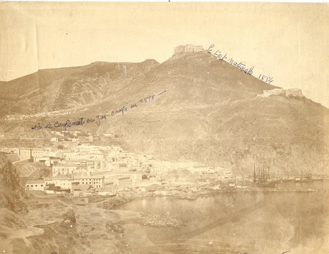 Tirage Albuminé Original – Vue Générale De Marseille, Photo Cabinet Circa 1880