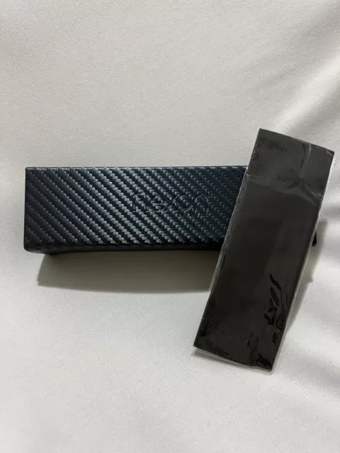 NEW! Flexon Foldable Black Eyeglasses Case - w/ branded cleaning cloth
