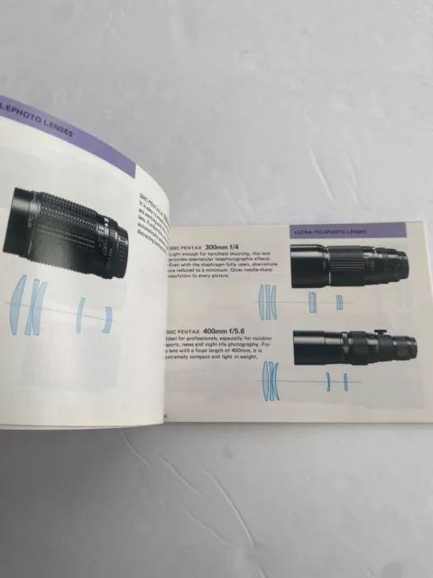 Asahi Pentax MX SLR Camera Instruction Manual Catalog Brochure 3