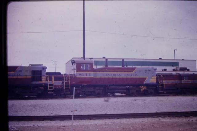 Kodachrome Original Slide Canadian Pacific Diesel Switchers (1971)  Item #CC3240