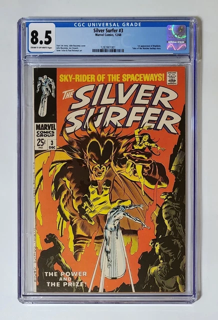 Silver Surfer #3 CGC 8.5 Marvel 1968 1st Appearance of Mephisto