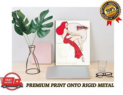 Who Framed Roger Rabbit Jessica Movie Premium METAL Poster Art Print Plaque Gift