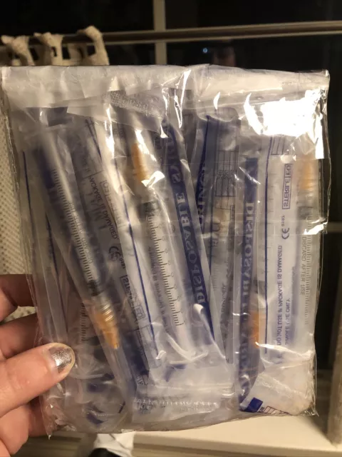Sterilized 25G Disposable Syringes (Unopened)