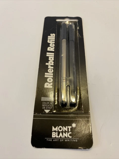 Mont Blanc Rollerball Refills Black Made In Germany Unknown Age
