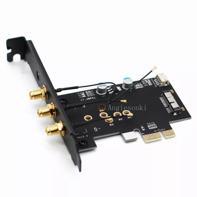 BCM94360CSAX / 4331csax Apple WLAN Card to PCI-e 1x 16x Desktop PC WIFI adapter 3
