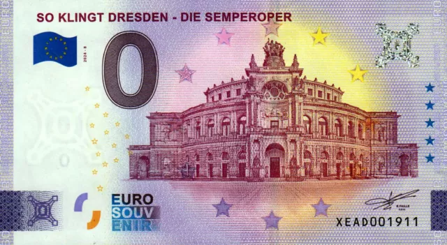 Null Euro Schein - 0 Euro Schein - So klingt Dresden - Die Semperoper 2024-8