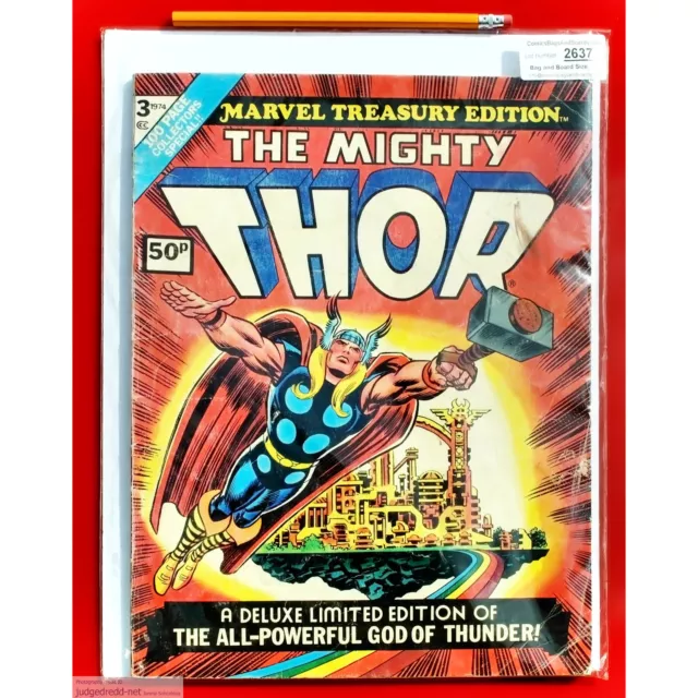The Mighty THor # 3 1st Print Marvel Treasury Edition Comic Book 1974 (Lot 2635