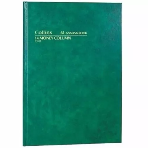 Collins 61 SER A4 Analysis Book 14 Money Hard Cover - 13103