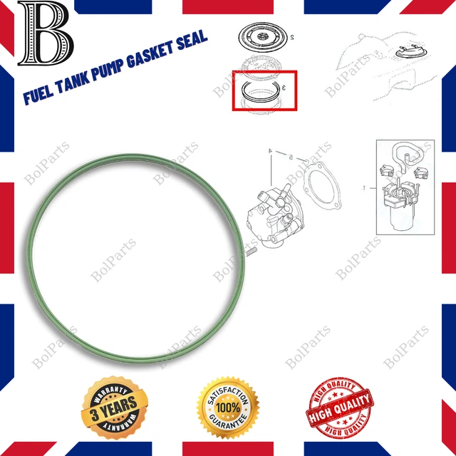 FUEL TANK GASKET Seal for Opel Vauxhall ASTRA H SIGNUM VECTRA C ZAFIRA