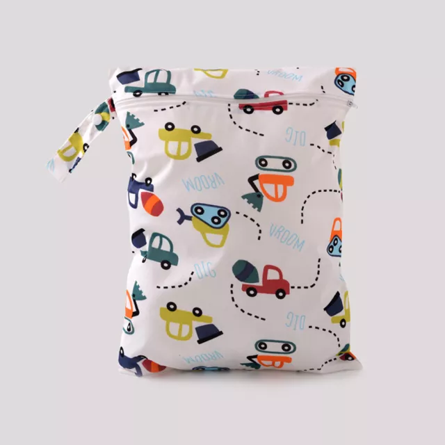 Baby Diaper Bags Character Print Changing Wet Bag Baby Cloth Diapers
