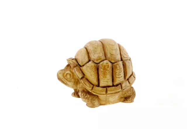 Boite a bijoux tortue resine nepal grand modele  NEP315-3184