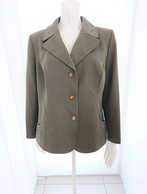 Veste Sport Vintage PRISU Années 70 - Vert - Taille M Homme - Occasion TB état