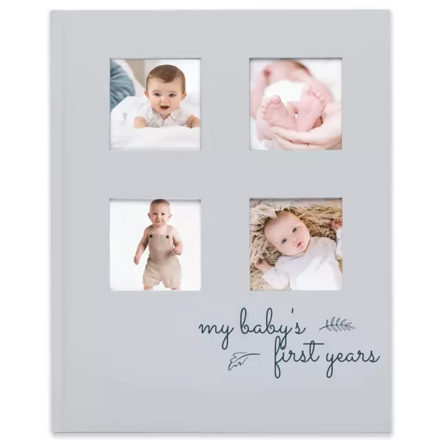 Baby Memory Book First 5 Years Journal - Modern Baby Milestone Book Hardcover 66