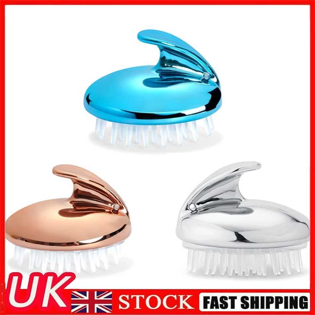 Mini Massage Comb Ergonomic Soft Silicone Comb for Dandruff Removal Hair Growth