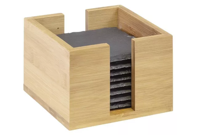Westmark HAUSRAT Naturschiefer-Untersetzer 8er Set