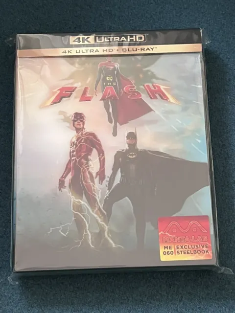 The Flash - Manta Lab 060 4K Uhd Blu Ray Lenticular Steelbook New & Sealed