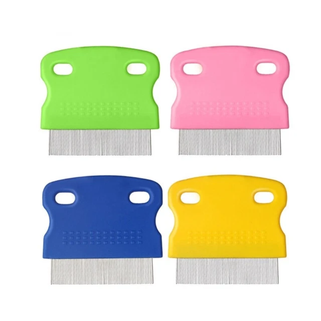 4pcs/set Fleas Comb for Cat Dogs Comfort Lice Hair Grooming Tool Deworming Brush