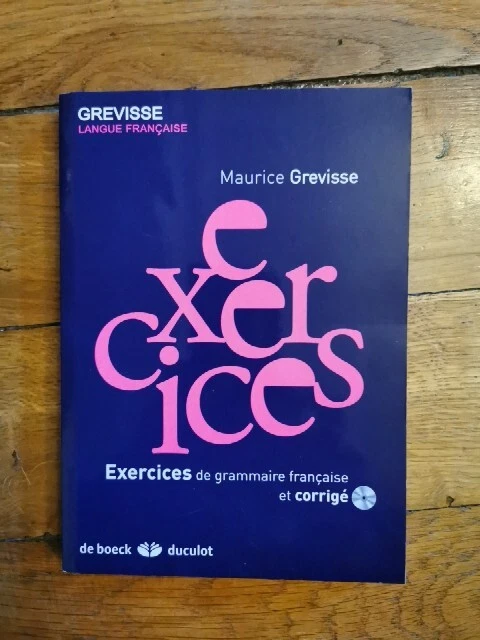 exercices-de-grammaire-francais-et-corrige-cd-maurice-grevisse-eur-7