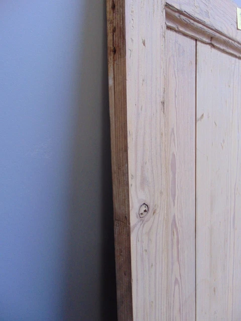 Pair Pine Victorian Alcove Cupboard Doors ref 108D 3