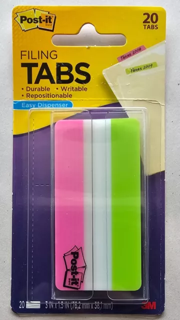 Post-it 3 Inch Filing Tabs with Easy Dispenser