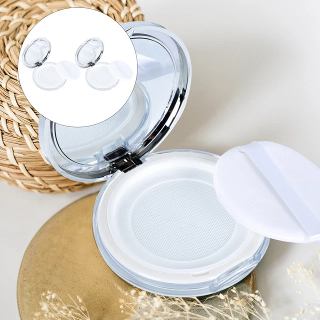 2 pz contenitore per polvere da donna contenitore per polveri in polvere
