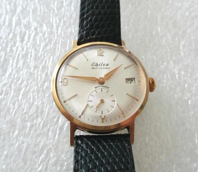Montre Bracelet Homme ELYX Mécanique Calibre 233 – À Restaurer, Occasion 'en état'