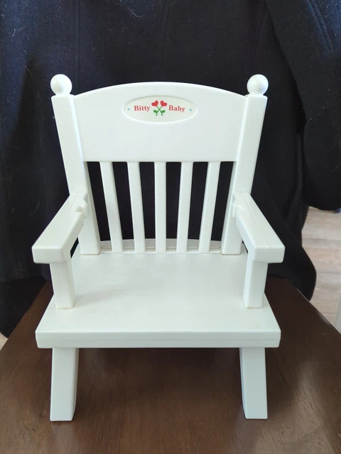 American Girl Bitty Baby High Chair Classic White RETIRED Furniture- No Tray