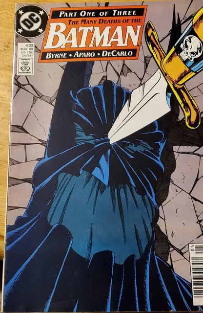 BATMAN #433 MAY 1989 THE MANY DEATHS OF BATMAN PART 1 OF 3 DC Comics Byrne Aparo
