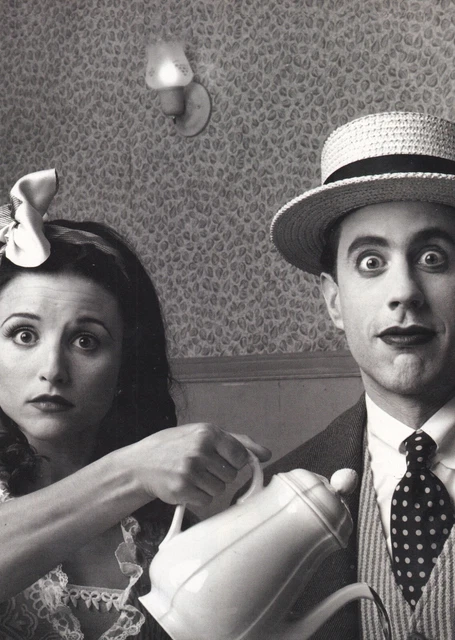 Jerry Seinfeld & Julia Louis-Dreyfus  (1990s) - Miniature Poster/Book Clipping