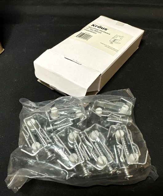 Kraus Kitchen Sink Mounting Hardware /Top Mount KP22001 NEW